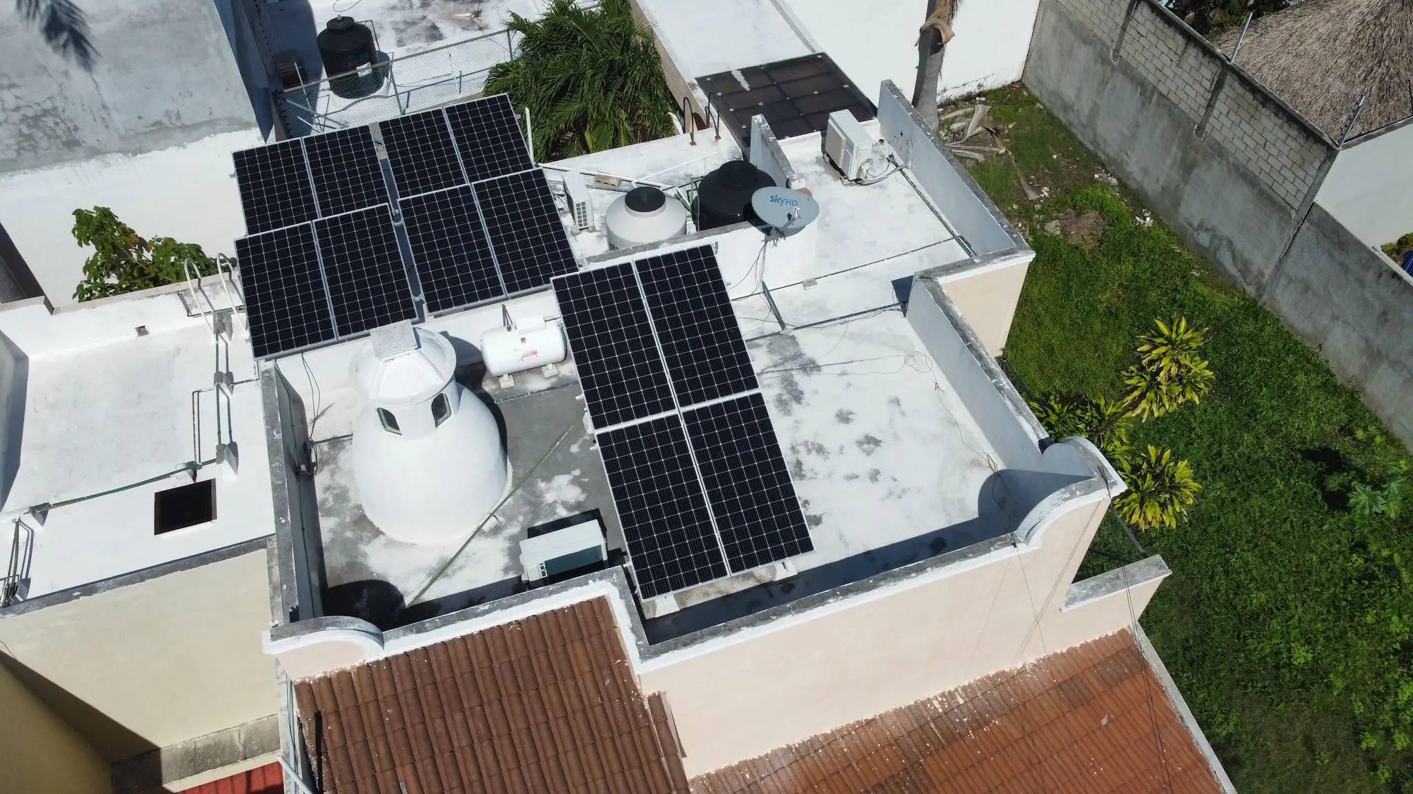 Instalacion de paneles en ciudad del carmen 4.44 kwp