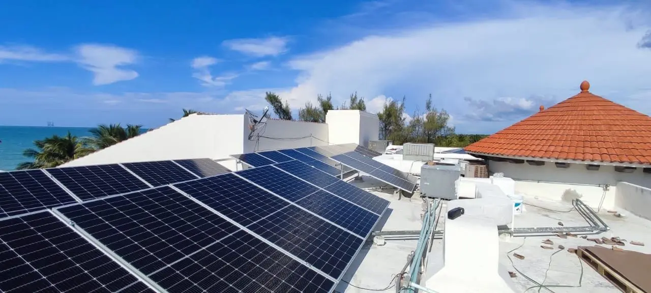 Instalacion de paneles en ciudad del carmen 16.35 kwp